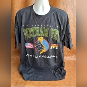 Vintage Vietnam Vets TShirt Graphic Ours Was A Noble Cause Fruit Of The Loom USA